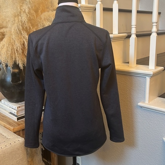 The North Face Sweater Fleece Jacket Small Gray Full Zip Nurse Outdoor SZ S - Picture 5 of 7